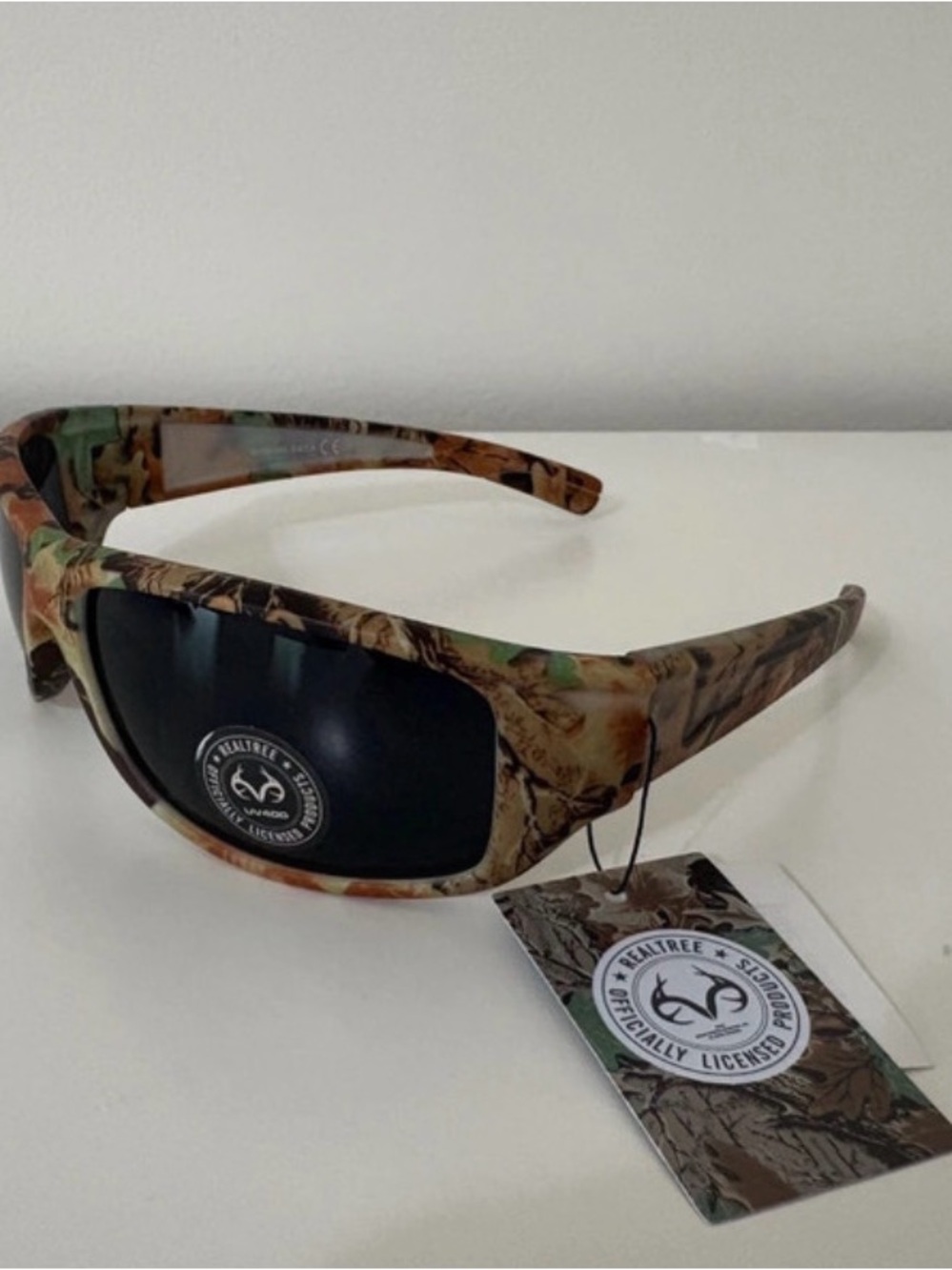 Realtree Men's Camouflage Sunglasses in Brown and Green